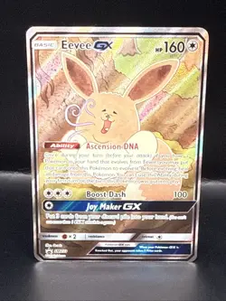 Pokemon TCG Eevee GX SM233 Full Art Promo Black Star Ultra Rare Holo Card - Image 3