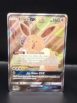 Pokemon TCG Eevee GX SM233 Full Art Promo Black Star Ultra Rare Holo Card - Image 4