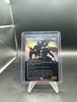 Dark Leo & Shredder (Borderless) Teenage Mutant Ninja Turtles Foil - Image 1
