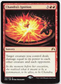 Chandra's Ignition *Non-Foil* ORI 137 NM - Image 1