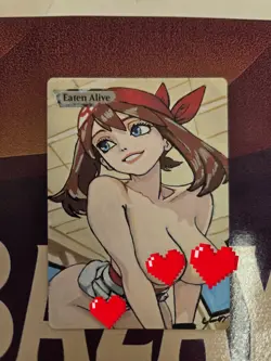 MTG Eaten Alive May Inspired Waifu Alter Hand Painted by BAZAYO 18+ - Image 1