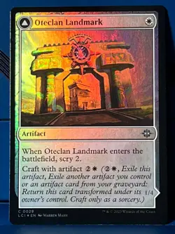 MTG Lost Caverns of Ixalan Oteclan Landmark Foil LCI NM - Image 2