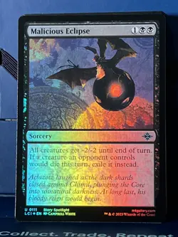 MTG Ixalan Malicious Eclipse Foil LCI NM - Image 1