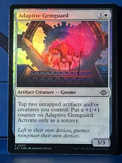 MTG Lost Caverns of Ixalan Adaptive Gemguard Foil LCI NM - Image 1
