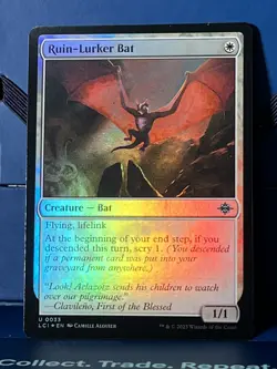 MTG Ixalan Ruin-Lurker Bat Foil LCI NM - Image 1