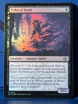 MTG Lost Caverns of Ixalan Echo of Dusk Foil LCI NM - Image 1