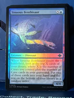 MTG Ixalan Sinuous Benthisaur Foil LCI NM - Image 1