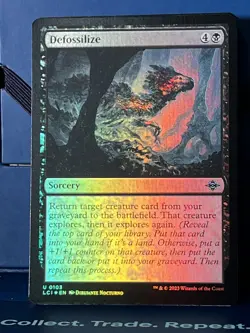MTG Ixalan Defossilize Foil LCI NM - Image 1