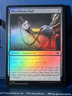 MTG Ixalan Bloodthorn Flail Foil LCI NM - Image 1