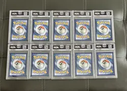 PSA 8 2016 Pokemon XY Evolutions 10 Card Lot Reverse Holo More All Different (m) - Image 2