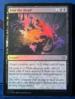MTG Lost Caverns of Ixalan Join the Dead Foil LCI NM - Image 1