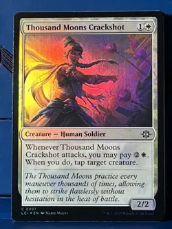 MTG Lost Caverns of Ixalan Thousand Moons Crackshot Foil LCI NM - Image 1