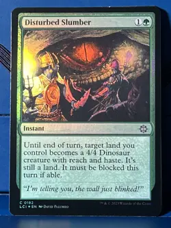 MTG Lost Caverns of Ixalan Disturbed Slumber Foil LCI NM - Image 1