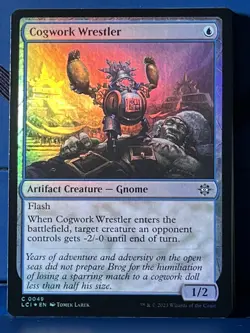 MTG Lost Caverns of Ixalan Cogwork Wrestler Foil LCI NM - Image 1