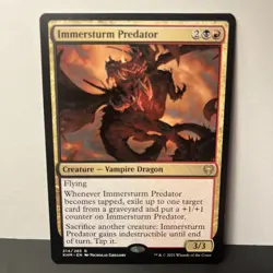 X 1 Immersturm Predator NM-M KHM 214 MTG Magic The Gathering - Image 1