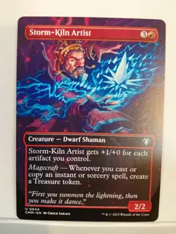 Storm-Kiln Artist (Borderless) Commander Masters Regular - Image 1