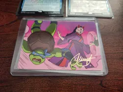 MtG Art Series: TMNT Ninja Turtle- GOLD Signature - Kitsune’s Technique & 2 Rare - Image 2