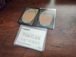 MtG Art Series: TMNT Ninja Turtle- GOLD Signature - Kitsune’s Technique & 2 Rare - Image 4