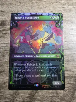 Bebop & Rocksteady 241 - NM Showcase Foil - Teenage Mutant Ninja Turtles - MTG - Image 1