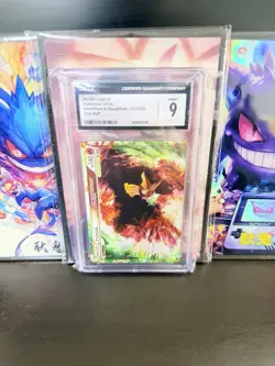 Pokemon TCG Ho-Oh LEGEND CGC 9 HeartGold & SoulSilver 111/123 Top Half Holo 2010 - Image 1