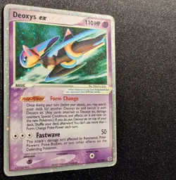 Pokemon EX EMERALD - #93/106 Deoxys ex - Ultra Rare Holo - ENG - Damaged - Image 5