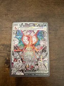Charizard ex 223/197 Special Illustration Rare Obsidian Flames Pokemon Card NM - Image 1