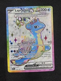 Lapras ex 158/142 Pokemon Sv07: Stellar Crown Holo - Image 1