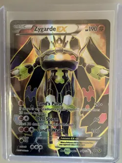 Pokemon Zygarde EX 054A/124 Alternate Art Promo Holo Basic HP190 English TCG - Image 1