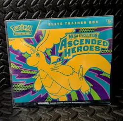 Pokemon TCG Mega Evolution Ascended Heroes ETB Elite Trainer Box Factory Sealed - Image 1