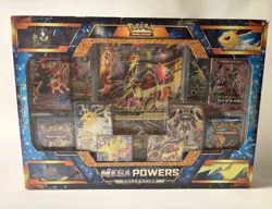 Pokemon TCG Mega Powers Collection Box SEALED (8 XY PACKS) 4 promos and 1 Jumbo - Image 1