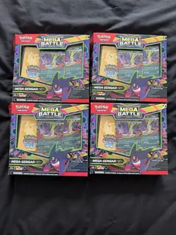 No Haunter Pokemon Mega Gengar EX Battle Deck Set Of 4, NONE HAVE HAUNTER PROMO - Image 1