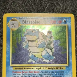 1999 Pokemon Base Set Blastoise 2/102 Unlimited Holo Rare HP - (See Description) - Image 4