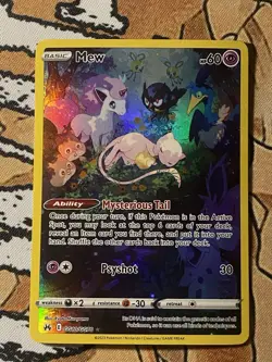 Pokemon TCG Mew GG10/GG70 Crown Zenith Galarian Gallery: Holo Rare - Image 1