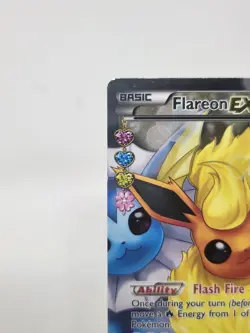 Pokemon Flareon EX Full Art Ultra Rare RC28/RC32 Generations Radiant Collection - Image 2