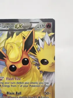 Pokemon Flareon EX Full Art Ultra Rare RC28/RC32 Generations Radiant Collection - Image 3