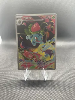 Pokemon Ivysaur 134/132 Me01: Mega Evolution Illustration Rare Full Art Holo NM - Image 1