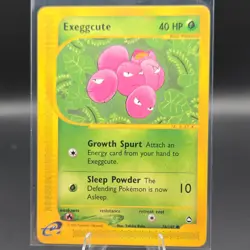 Pokemon TCG Exeggcute 076/147 Aquapolis Basic 40HP Common Regular - Image 1