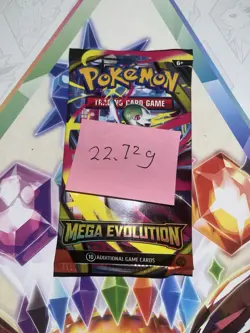 (HEAVY) 22.72g Pokemon TCG Mega Evolution Booster Pack (SEALED)✅ - Image 2