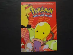 2000 Topps Pokemon Stick On #7 74 Geodude Series 2 Chase TV Animation Sticker - Image 2