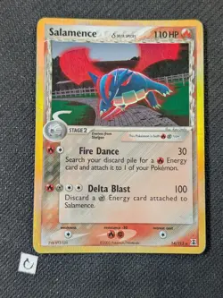 Salamence 14/113 EX Delta Species Holo Rare Vintage Pokemon TCG HP - Image 1
