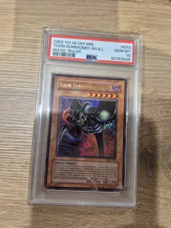 Yu-Gi-Oh! Toon Summoned Skull MRL-073 Ultra Rare 2002 PSA 10 - Image 1
