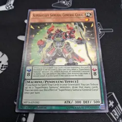 Superheavy Samurai General Coral MP16-EN182 1st Edition NM Near Mint Yu-Gi-Oh! - Image 3
