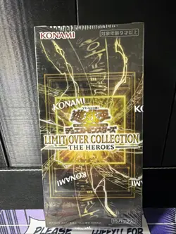 US Seller YuGiOh! Made In JAPAN New Limit Over Collection THE HEROES Sealed Box - Image 1