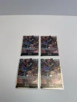 x4 playset Brook EB01-046 SR ONE PIECE Tcg Card Game NM (Reprint) - Image 1