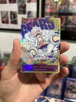 One Piece Monkey D. Luffy OP05-119 Sec Alt Art Japanese NM - Image 1