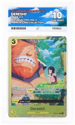 Dereshi! OP09-117 Best Selection Vol 4 One Piece CCG Ace 10 - Image 1
