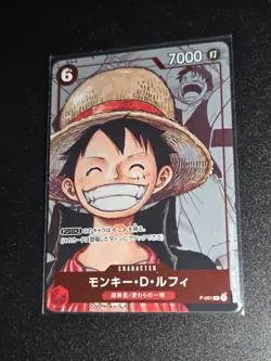 One Piece Played Monkey D. Luffy P-001 25th Anniversary Japanese Rare! - Image 1