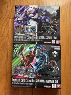 Gundam Premium Card Game Collection Gundam Assemble Set - PC01A & PC02A English - Image 1
