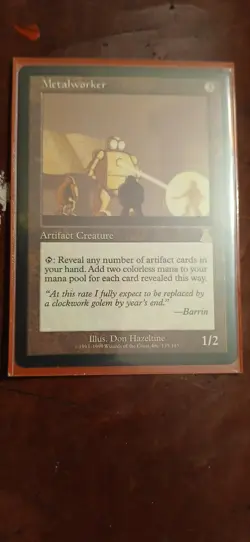 Mtg Vintage Rare Card Metalworker Nm Vlp Urza's Destiny Magic The Gathering - Image 1