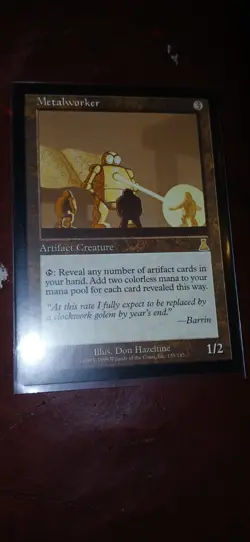 Mtg Vintage Rare Card Metalworker Nm Vlp Urza's Destiny Magic The Gathering - Image 2
